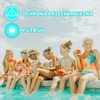 Okulary do pływania dla dzieci, Fala uśmiechu, turkus, 3+, Aqua2ude