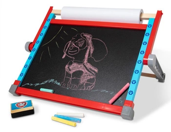 Tablica edukacyjna dwustronna dla dzieci 3w1 Psi Patrol Melissa and Doug 33274