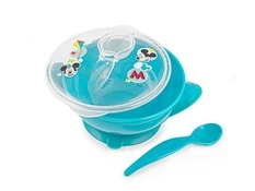 Miseczka z pokrywką i łyżeczką Mickey 4m+ LULABI
