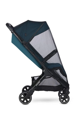 Easywalker Jackey Kompaktowy, samoskładający się wózek spacerowy z torbą transportową Teal Green