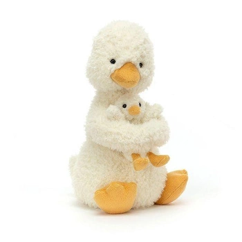 JellyCat - Kaczka z Maleństwem 24 cm