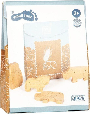 Drewniane ciasteczka zwierzęta do zabawy w sklep kuchnie Fresh Small Foot 12353