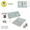 Lassig Casual Label Przewijak podróżny z etui na akcesoria Floral mint