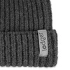 Lodger Czapeczka z wełny merino 100% grafitowa Pigeon 3-6m
