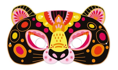 Zestaw kreatywny Zdrapywanki Maski i okulary Zwierzęta 5+, Janod