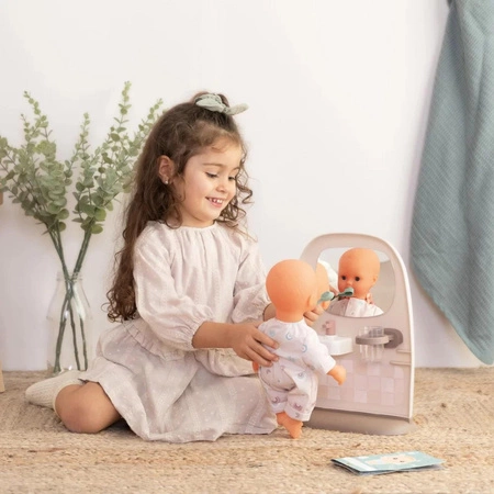 SMOBY Baby Nurse Dwustronna Toaleta Łazienka Dla Lalki z Akcesoriami