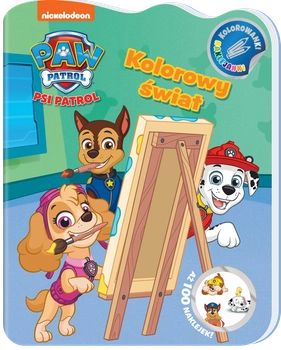 Kolorowy świat. Psi Patrol. Kolorowanki naklejanki