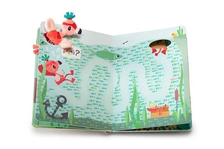 LILLIPUTIENS Książeczka przygodowa z mini-przytulanką kartonowa „Anais superbohaterka” 2 l+