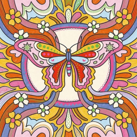 Zestaw kreatywny Kontury i brokatowe wzory Kraina snów 8+, Janod