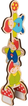 Układanka przestrzenna dla dzieci Figle krasnali 57470- Goki, puzzle drewniane