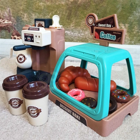 WOOPIE Zestaw Kawiarnia Ekspres do Kawy  + Witryna na Ciastka