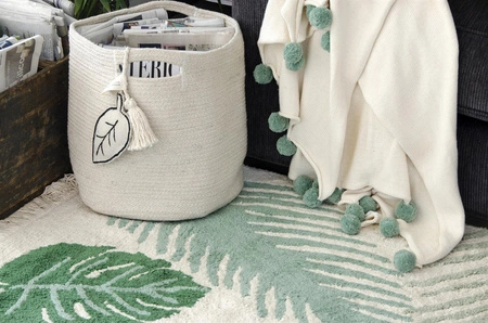 Lorena Canals Kosz dekoracyjny Leaf Natural