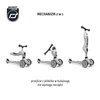 SCOOTANDRIDE Highwaykick 1 Lifestyle 2w1 Jeździk i hulajnoga z zamykanym schowkiem 1-5 lat Zebra