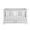 Ines elegant white łóżeczko 70x140 z funkcją tapczanika