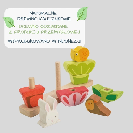 Drewniana układanka - Ogród, Tender Leaf Toys