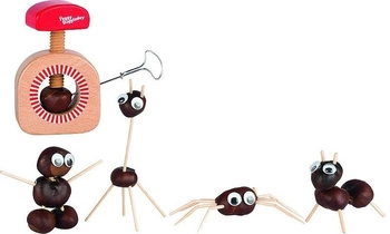 Uchwyt do kasztanów Ludziki 58515-Peggy Diggledey, zabawy kreatywne