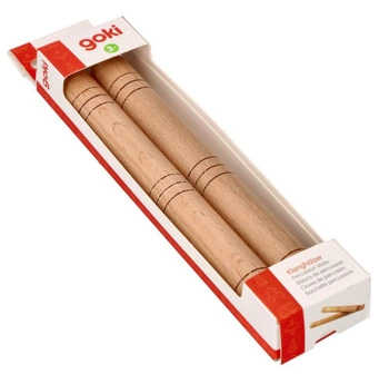 Dźwięczne pałeczki drewniane, goki