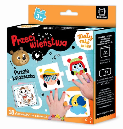 Przeciwieństwa. Mały miś to lubi!