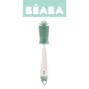 Beaba Szczotka do butelek i smoczków silikonowa Sage Green