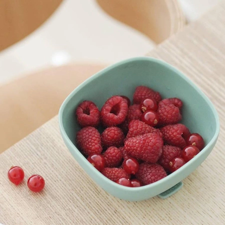 Beaba Silikonowa miseczka z przyssawką sage green