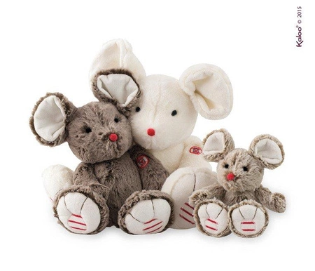 Kaloo Myszka kość słoniowa duża 38 cm kolekcja Rouge