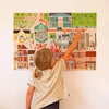 Plakat z naklejkami Apli Kids - Miasto
