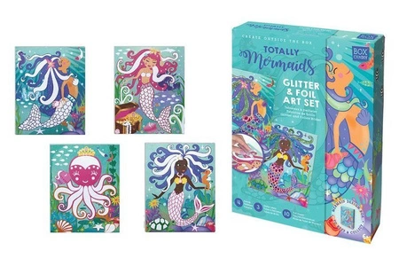 Box Candiy, zestaw artystyczny brokat Syrenki