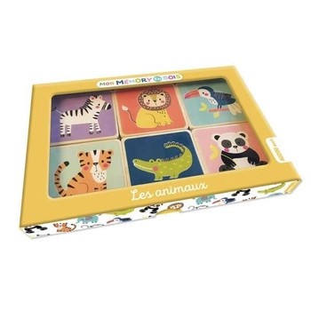 Auzou Drewniane memory Zwierzęta 78217