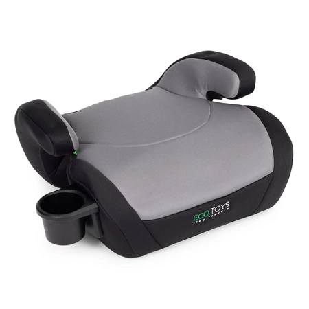 Fotelik samochodowy dla dzieci 2w1 podkładka i-SIZE wzrost 100-150 cm uchwyt na napoje ECOTOYS