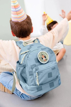 Lassig Plecak mini Pattern Party Blue