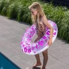 The Swim Essentials Koło do pływania Panterka Neon 90cm 2020SE174