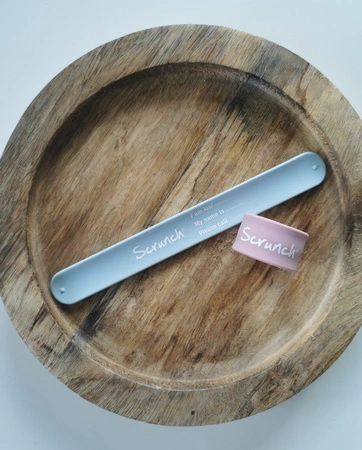 Opaska informacyjna Scrunch - Błękitny