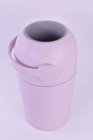 Kosz na zużyte pieluchy - różowy (na 25 pieluch) + worki