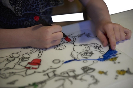 Mata do kolorowania wielokrotnego użytku Scrunch - Nad morzem