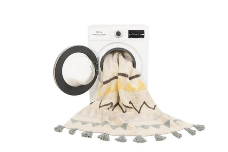 Dywan bawełniany Azteca Natural Vintage Azul 120x160 cm