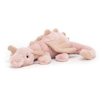 JellyCat Rose Smok różowy 26 x  7 cm