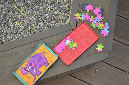 Gra magnetyczna The Purple Cow - Puzzle