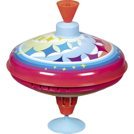 Metalowy bączek dla dzieci LED Kolorowe romby 53789-Goki, zabawki dla małych dzieci