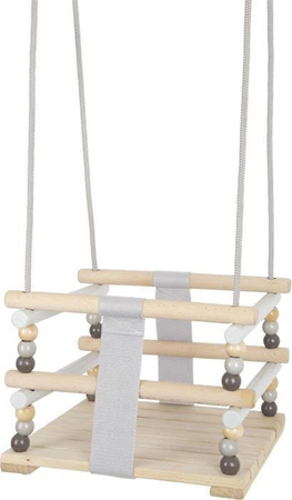 Drewniana huśtawka dla dzieci Skandi 11940-Small Foot, huśtawki dla najmłodszych