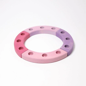 Mały Pierścień Dekoracyjny, różowo-fioletowy, Grimm’s