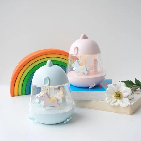 Kurczaczek Lampka z Pozytywką Różowa Rabbit&Friends