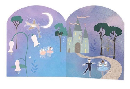 Baletnice Zestaw Naklejek Wielokrotnego Użytku