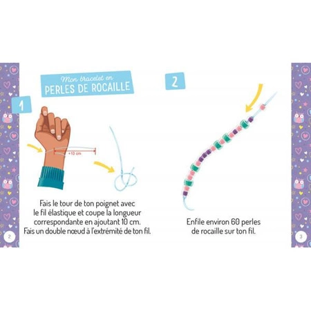 Auzou Zestaw 4 bransoletek z zawieszkami 99816