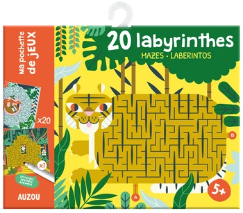 Auzou Kreślenie po śladach - Labirynty w dżungli 80216