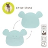 Lassig Silikonowa mata podkładka Little Chums Mysz niebieska