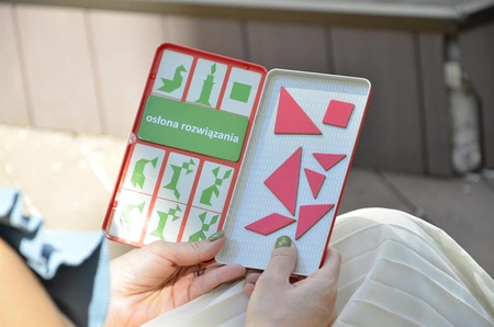 Gra magnetyczna The Purple Cow - Tangram