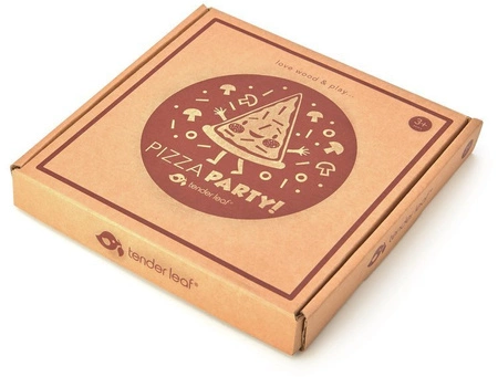 Drewniana pizza z dodatkami na rzepy, Tender Leaf Toys