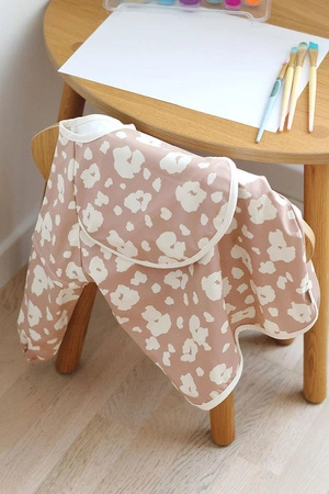 Beaba Śliniak 2w1 z odpinanym długim rękawem Savannah bloom