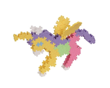 Plus-Plus, Mini Pastel - 220 szt. 3w1 Wróżka i jednorożec