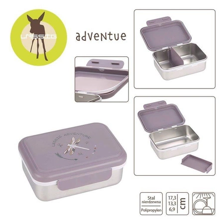 Lassig Lunchbox ze stali nierdzewnej Adventure Ważka